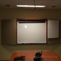 Maple 2 Door Enclosed Egan White Board with Projection Screen